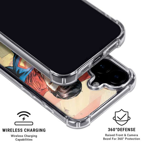DC Comics Superman Flying Pose Action Comics #957 Art by Patch Zircher iPhone 16 Plus MagSafe Case