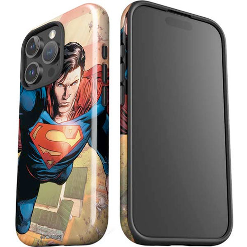 DC Comics Superman Flying Pose Action Comics #957 Art by Patch Zircher iPhone 16 Pro Impact Case
