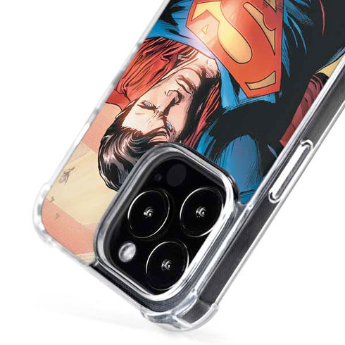DC Comics Superman Flying Pose Action Comics #957 Art by Patch Zircher iPhone 16 Pro MagSafe Case