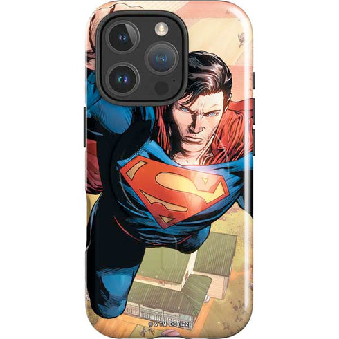 DC Comics Superman Flying Pose Action Comics #957 Art by Patch Zircher iPhone 16 Pro Magsafe Impact Case