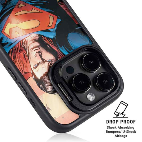 DC Comics Superman Flying Pose Action Comics #957 Art by Patch Zircher iPhone 16 Pro Max Kickstand Case