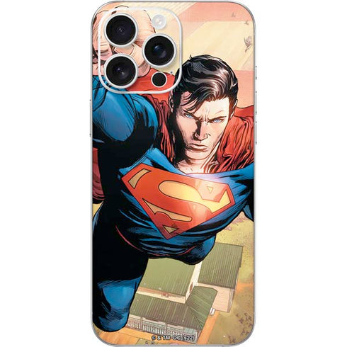 DC Comics Superman Flying Pose Action Comics #957 Art by Patch Zircher iPhone 16 Pro Max Skin