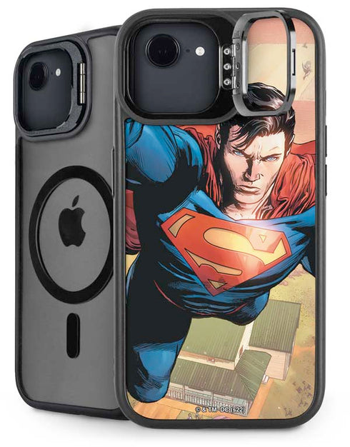 DC Comics Superman Flying Pose Action Comics #957 Art by Patch Zircher iPhone 16e Kickstand Case