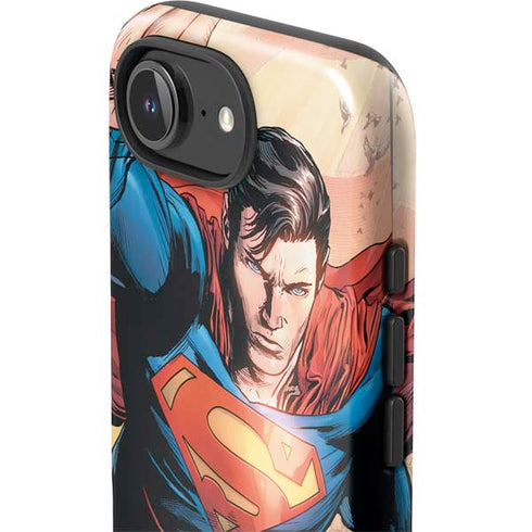 DC Comics Superman Flying Pose Action Comics #957 Art by Patch Zircher iPhone 16e Impact Case