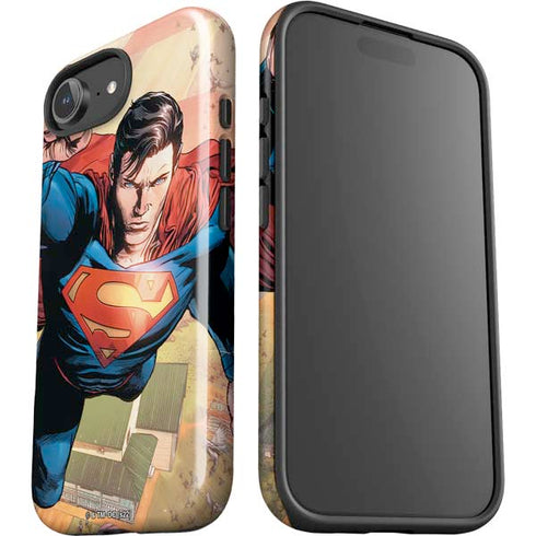 DC Comics Superman Flying Pose Action Comics #957 Art by Patch Zircher iPhone 16e Impact Case