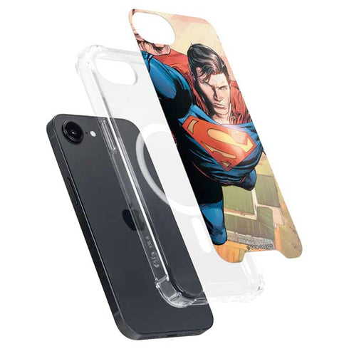DC Comics Superman Flying Pose Action Comics #957 Art by Patch Zircher iPhone 16e MagSafe Case