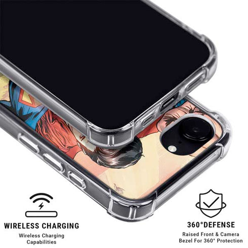 DC Comics Superman Flying Pose Action Comics #957 Art by Patch Zircher iPhone 16e MagSafe Case