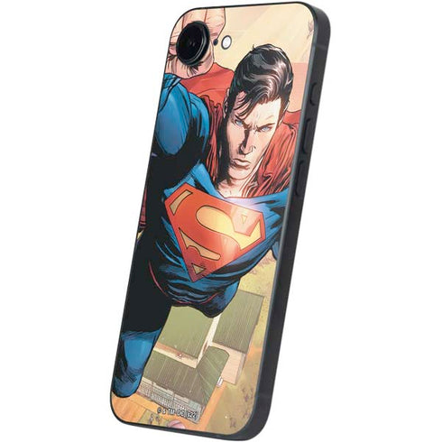 DC Comics Superman Flying Pose Action Comics #957 Art by Patch Zircher iPhone 16e Skin