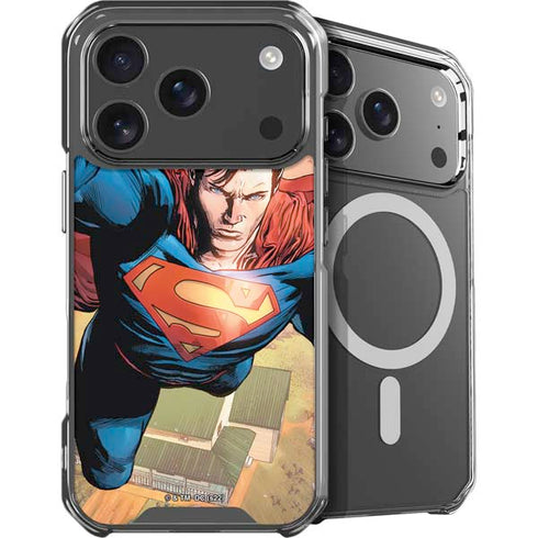 DC Comics Superman Flying Pose Action Comics #957 Art by Patch Zircher iPhone 18 Pro MagSafe Case