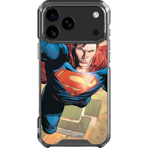 DC Comics Superman Flying Pose Action Comics #957 Art by Patch Zircher iPhone 18 Pro Max Clear Case