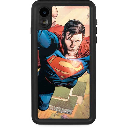 DC Comics Superman Flying Pose Action Comics #957 Art by Patch Zircher iPhone Cases