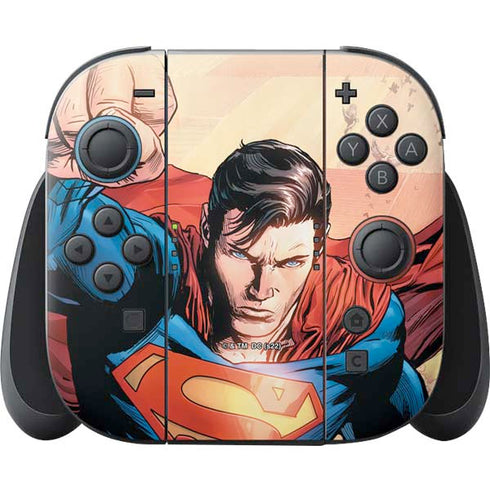 DC Comics Superman Flying Pose Action Comics #957 Art by Patch Zircher Nintendo Switch 2 (2025) Joy-Con Controller Skin