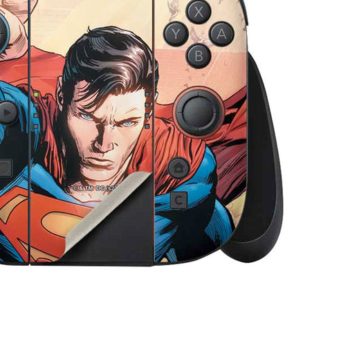 DC Comics Superman Flying Pose Action Comics #957 Art by Patch Zircher Nintendo Switch 2 (2025) Joy-Con Controller Skin