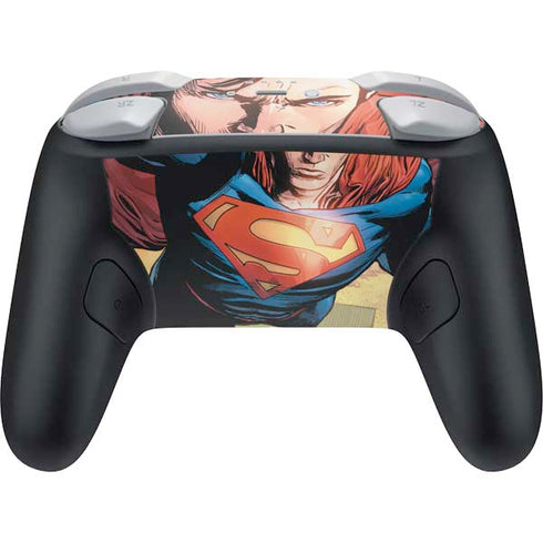 DC Comics Superman Flying Pose Action Comics #957 Art by Patch Zircher Nintendo Switch 2 (2025) Pro Controller Skin