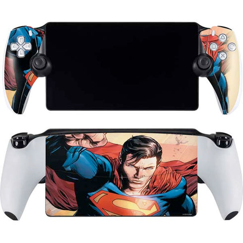 DC Comics Superman Flying Pose Action Comics #957 Art by Patch Zircher PlayStation Portal Remote Player Skin