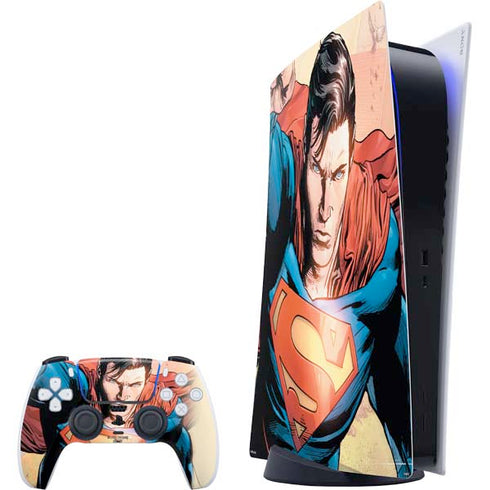 DC Comics Superman Flying Pose Action Comics #957 Art by Patch Zircher PlayStation PS5 Skins