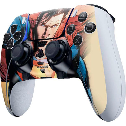 DC Comics Superman Flying Pose Action Comics #957 Art by Patch Zircher PS5 DualSense Edge Pro Controller Skin