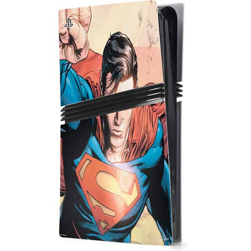 DC Comics Superman Flying Pose Action Comics #957 Art by Patch Zircher PS5 Pro Console Skin