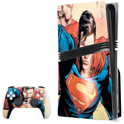 DC Comics Superman Flying Pose Action Comics #957 Art by Patch Zircher PS5 Pro Disk Bundle Skin