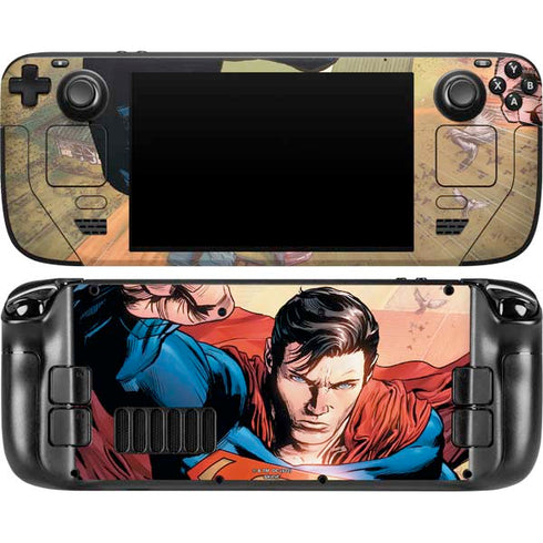 DC Comics Superman Flying Pose Action Comics #957 Art by Patch Zircher Steam Deck Handheld Gaming Computer OLED Skin