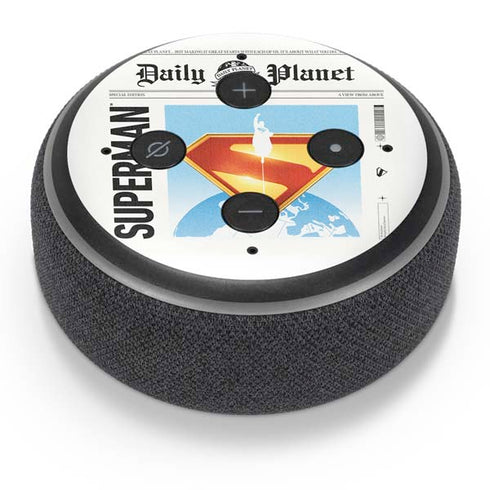 Superman 2025 Daily Planet Superman Cover Amazon Echo Dot Skin