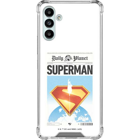 Superman 2025 Daily Planet Superman Cover Galaxy A13 5G Clear Case