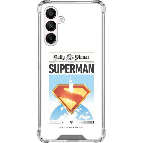 Superman 2025 Daily Planet Superman Cover Galaxy A16 5G Clear Case