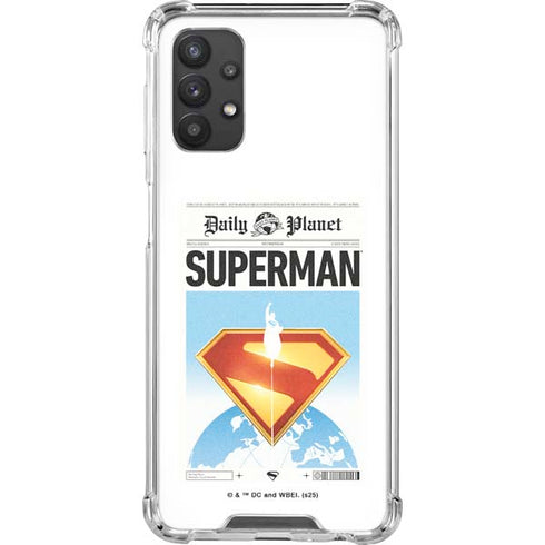 Superman 2025 Daily Planet Superman Cover Galaxy A32 5G Clear Case