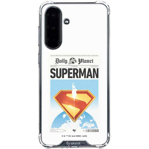 Superman 2025 Daily Planet Superman Cover Galaxy A36 5G Clear Case