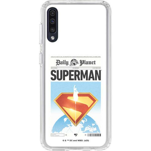 Superman 2025 Daily Planet Superman Cover Galaxy A50 Clear Case