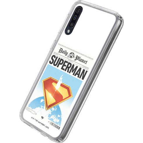 Superman 2025 Daily Planet Superman Cover Galaxy A50 Clear Case