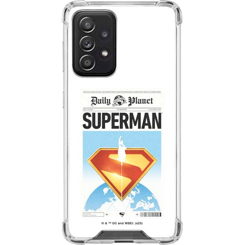 Superman 2025 Daily Planet Superman Cover Galaxy A52 5G Clear Case