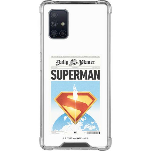 Superman 2025 Daily Planet Superman Cover Galaxy A71 5G Clear Case