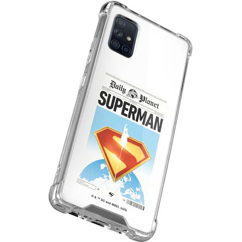 Superman 2025 Daily Planet Superman Cover Galaxy A71 5G Clear Case