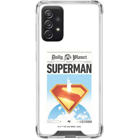 Superman 2025 Daily Planet Superman Cover Galaxy A72 5G Clear Case