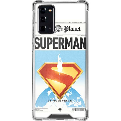 Superman 2025 Daily Planet Superman Cover Galaxy Note20 5G Clear Case