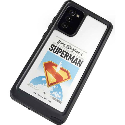 Superman 2025 Daily Planet Superman Cover Galaxy Note20 5G Waterproof Case