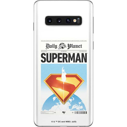 Superman 2025 Daily Planet Superman Cover Galaxy S10 Skin