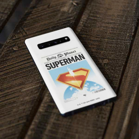 Superman 2025 Daily Planet Superman Cover Galaxy S10 Skin