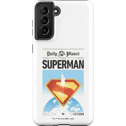 Superman 2025 Daily Planet Superman Cover Galaxy S21 FE Pro Case