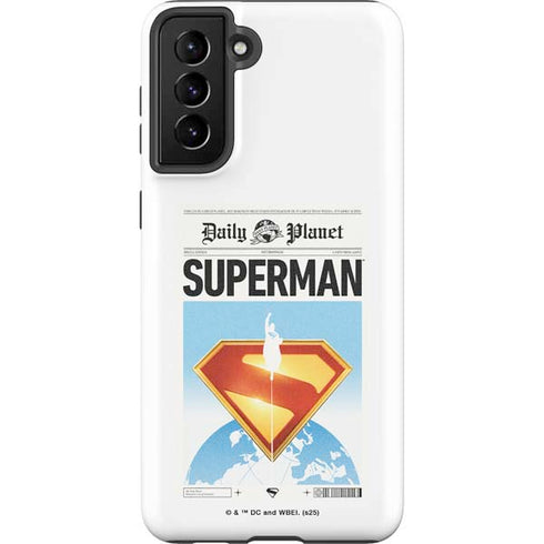 Superman 2025 Daily Planet Superman Cover Galaxy S21 Plus 5G Pro Case