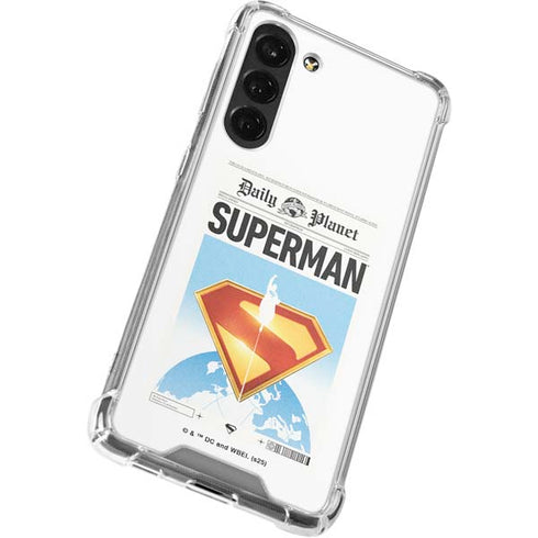 Superman 2025 Daily Planet Superman Cover Galaxy S23 FE Clear Case