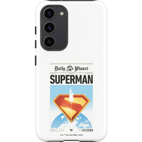 Superman 2025 Daily Planet Superman Cover Galaxy S23 Plus Pro Case