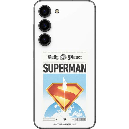 Superman 2025 Daily Planet Superman Cover Galaxy S23 Skin