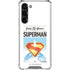Superman 2025 Daily Planet Superman Cover Galaxy S24 FE Clear Case
