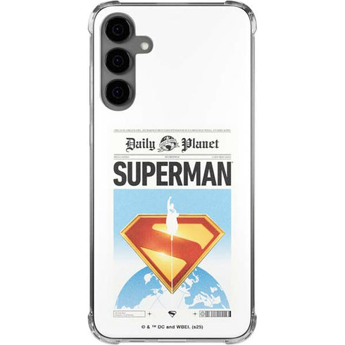 Superman 2025 Daily Planet Superman Cover Galaxy S24 Plus Clear Case