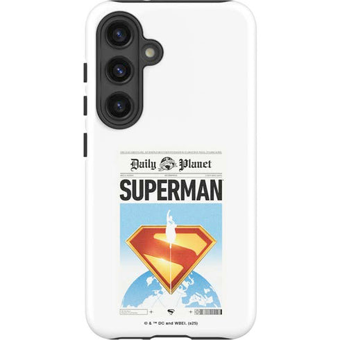 Superman 2025 Daily Planet Superman Cover Galaxy S24 Plus Impact Case
