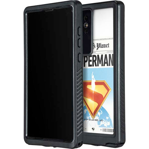 Superman 2025 Daily Planet Superman Cover Galaxy S24 Ultra Waterproof Case