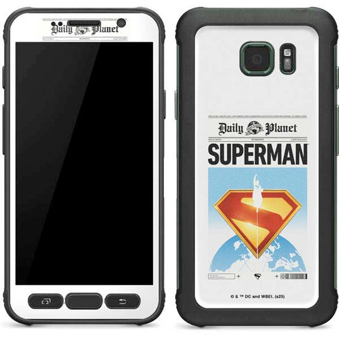 Superman 2025 Daily Planet Superman Cover Galaxy S7 Active Skin