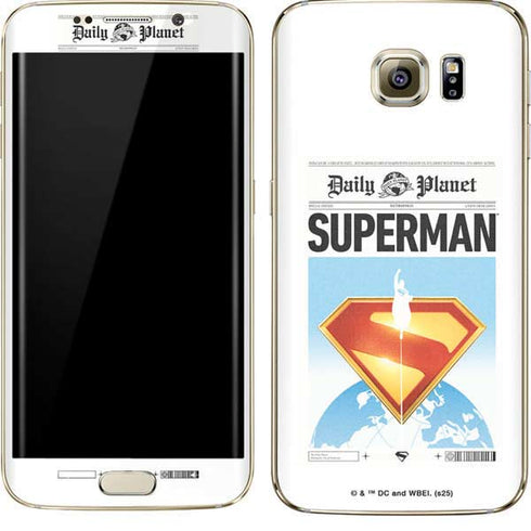 Superman 2025 Daily Planet Superman Cover Galaxy S7 Edge Skin